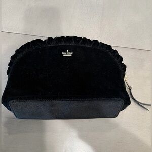 Kate Spade Black Velvet Clutch
